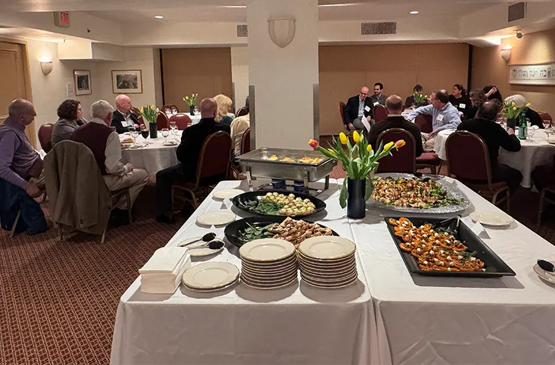 The Gutman Room set up for an event