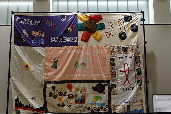 Section of the AIDS Quilt